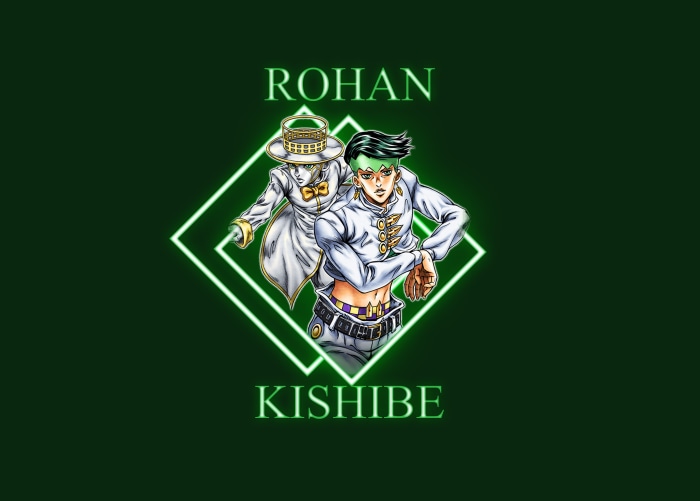 Rohan Kishibe and Heavens Door from JoJo's Bizarre Adventure