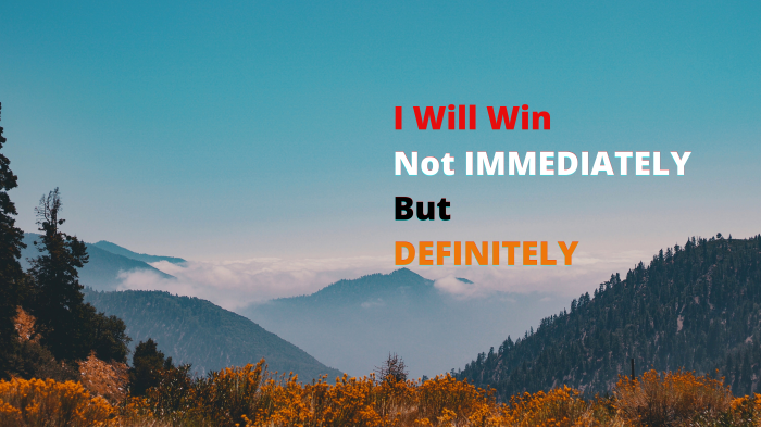 Motivational quote about winning