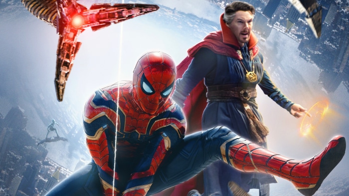 Spider-Man and Doctor Strange from Spider-Man: No Way Home 4K