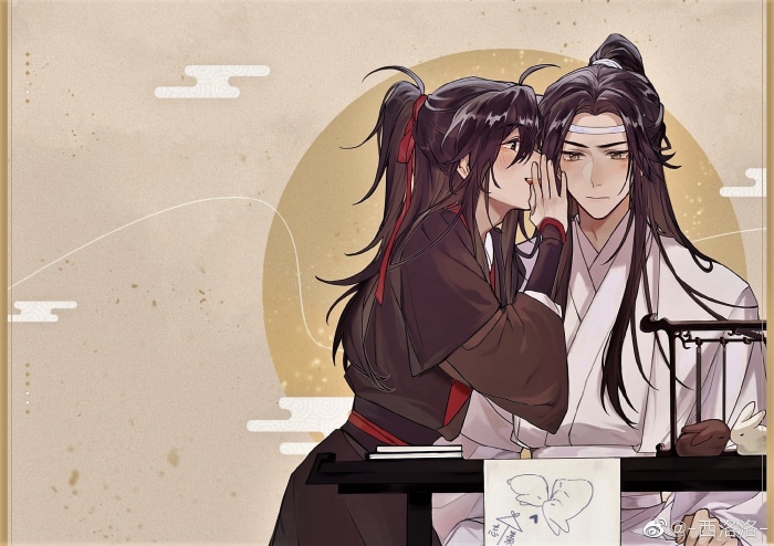 Lan Wangji and Wei Wuxian from Mo Dao Zu Shi