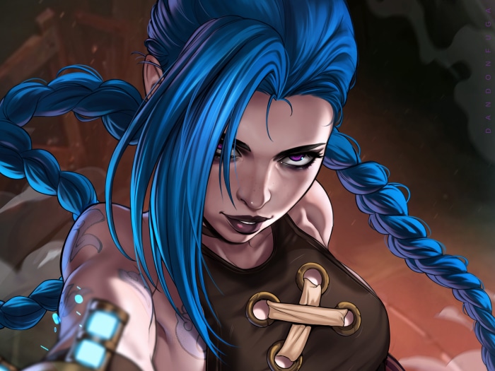 Jinx from Arcane League of Legends
