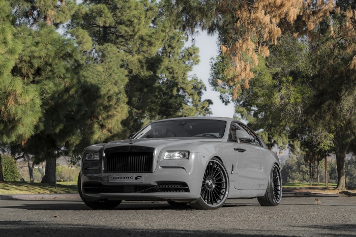 Rolls-Royce Wraith parked on asphalt
