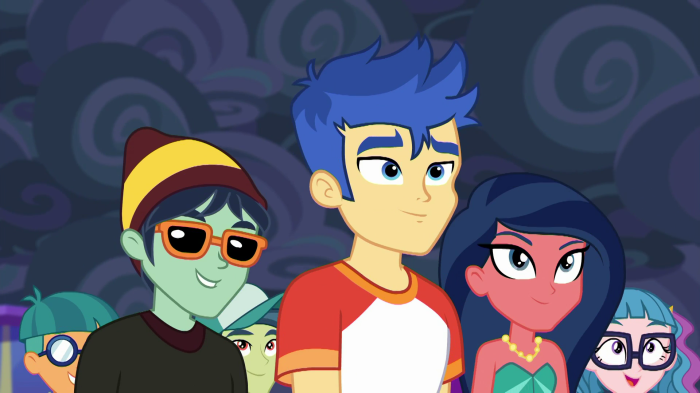Flash Sentry and friends from My Little Pony: Equestria Girls