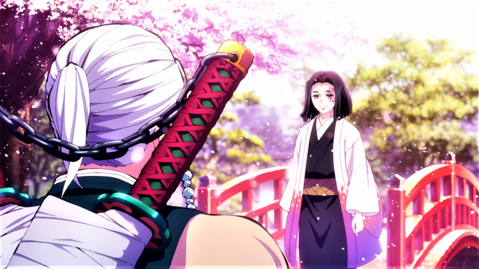 Tengen Uzui and Kagaya Ubuyashiki from Demon Slayer