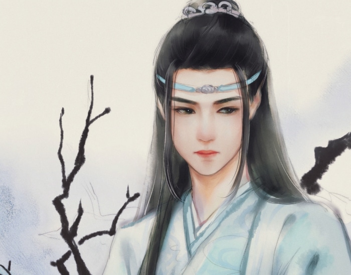Lan Wangji Character Art from The Untamed