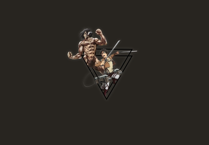 Eren Yeager and the Attack Titan from Attack on Titan