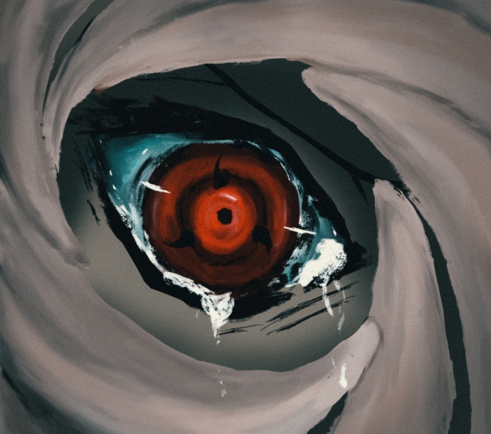 Obito Uchiha's Sharingan from Naruto