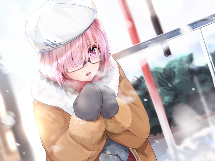 Mashu Kyrielight from Fate/Grand Order in winter