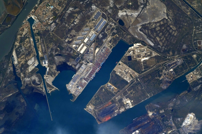 Port of Saint Louis, France by Thomas Pesquet