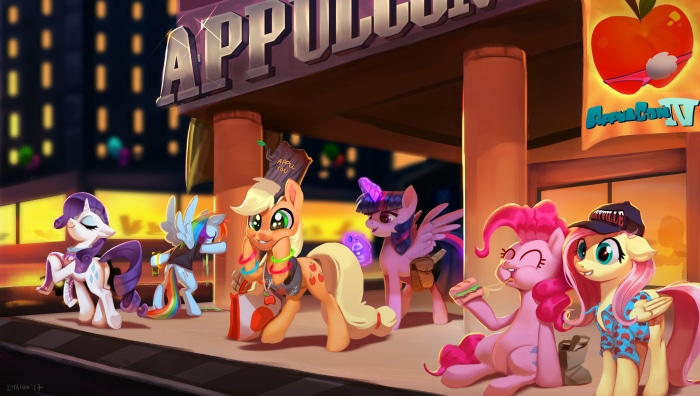 My Little Pony characters at Appulcon IV