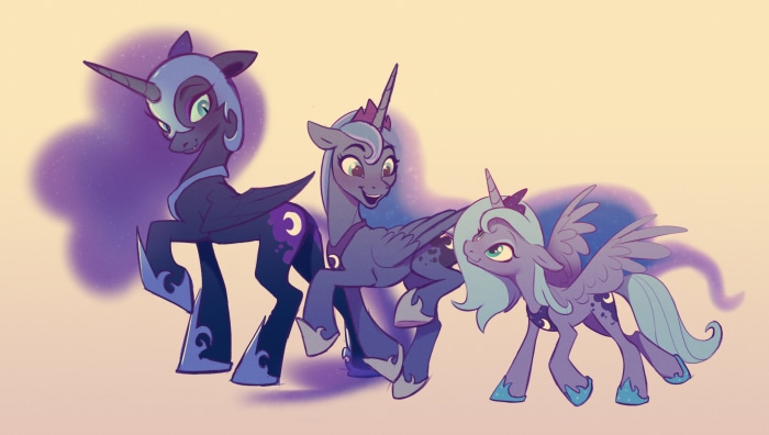 Princess Luna and Princess Celestia from My Little Pony