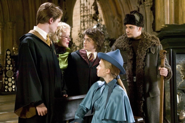 Harry Potter, Cedric Diggory, Fleur Delacour, Rita Skeeter, Viktor Krum