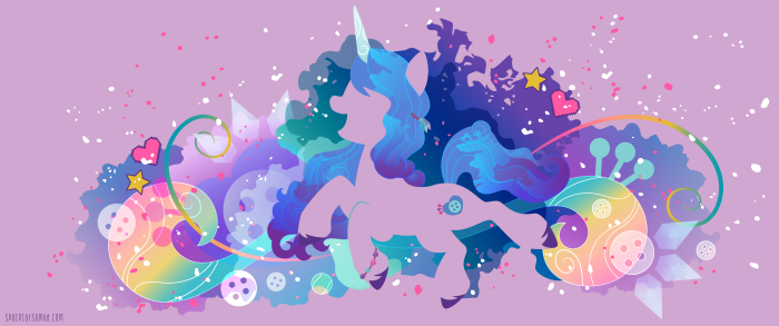 Izzy Moonbow from My Little Pony Minimalist Art
