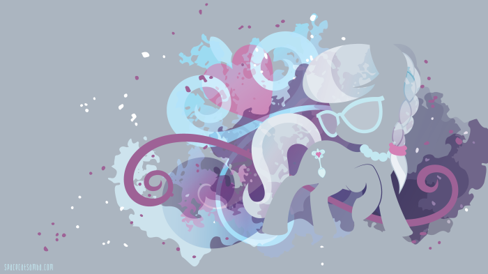 Silver Spoon from My Little Pony Minimalist 4K