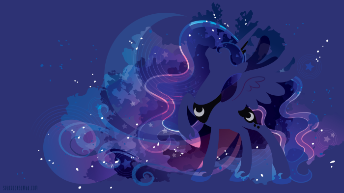 Princess Luna from My Little Pony 4K Art
