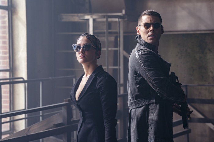 Eréndira Ibarra and Brian J. Smith from The Matrix Revolutions 4K