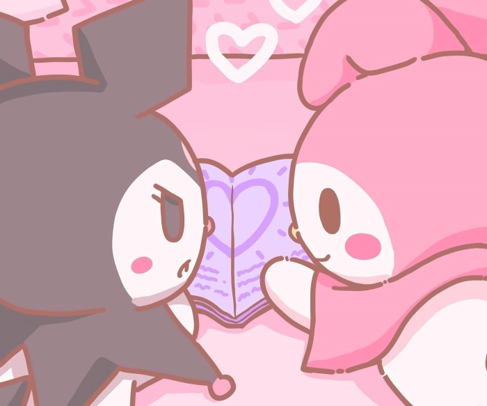 My Melody and Kuromi from Onegai My Melody
