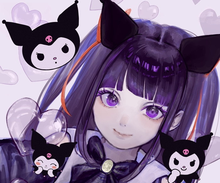 Kuromi from Onegai My Melody