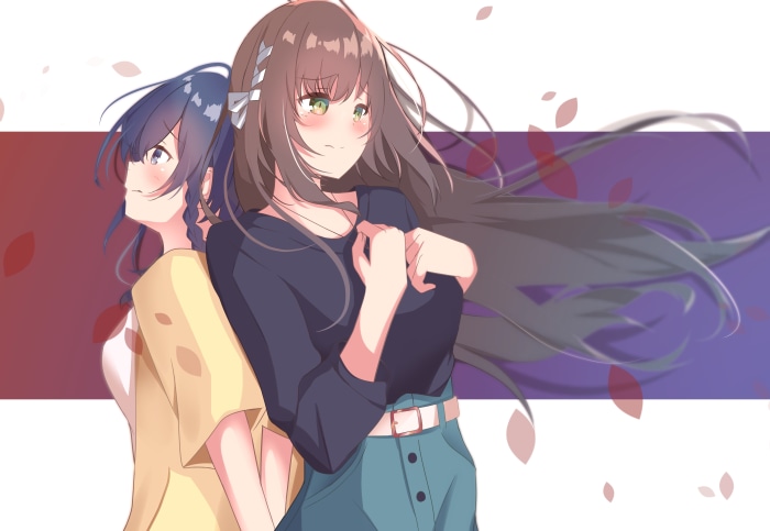 Kukuru Misakino and Fuka Miyazawa from Aquatope Of White Sand 4K