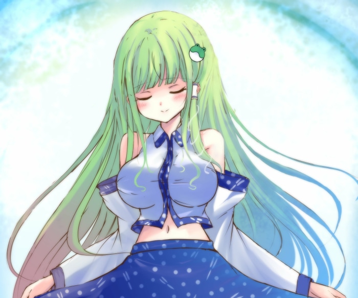 Sanae Kochiya from Touhou