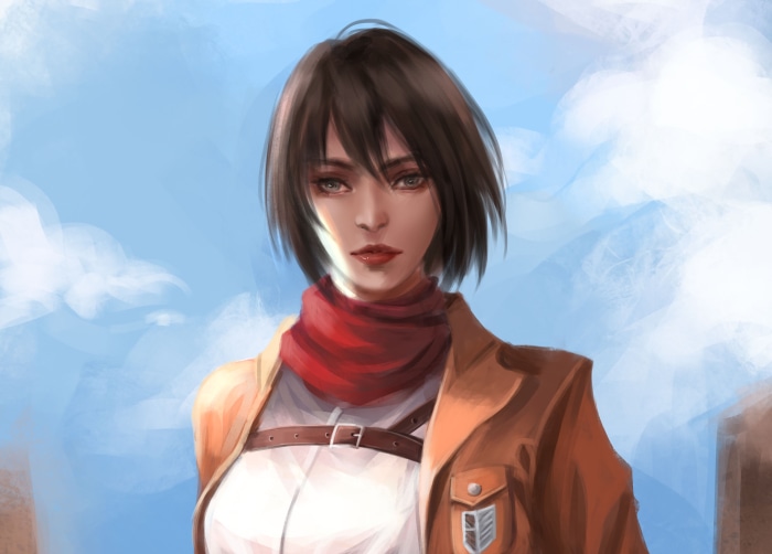 Mikasa Ackerman from Attack On Titan 4K