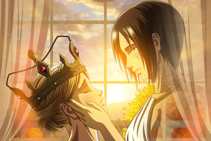 Historia Reiss and Ymir from Attack on Titan