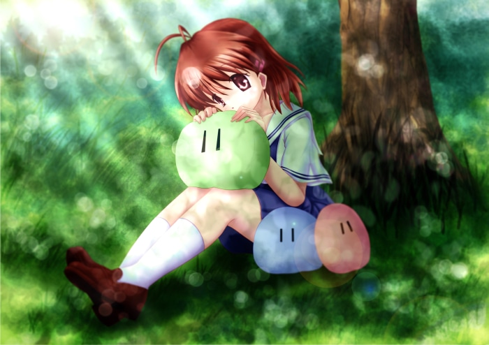 Nagisa Furukawa from Clannad with Dango