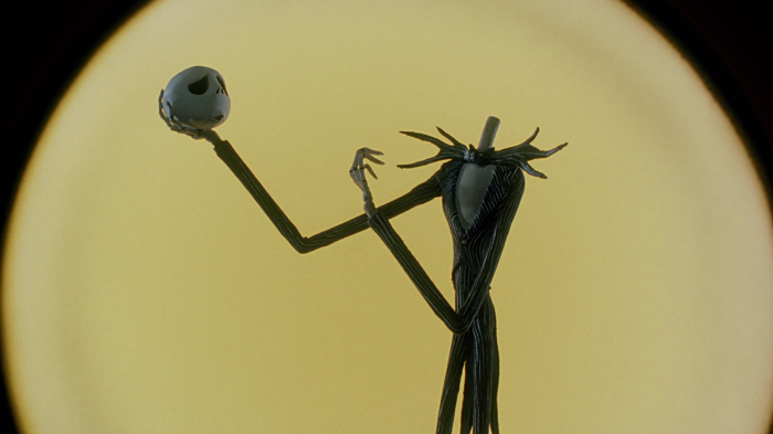 Jack Skellington holding his head