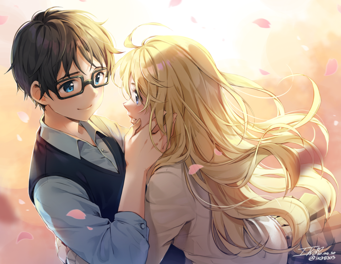 Kaori Miyazono and Kousei Arima from Your Lie In April