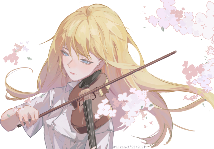 Kaori Miyazono from Your Lie In April playing violin