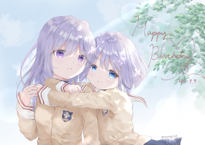 Kyou and Ryou Fujibayashi from Clannad
