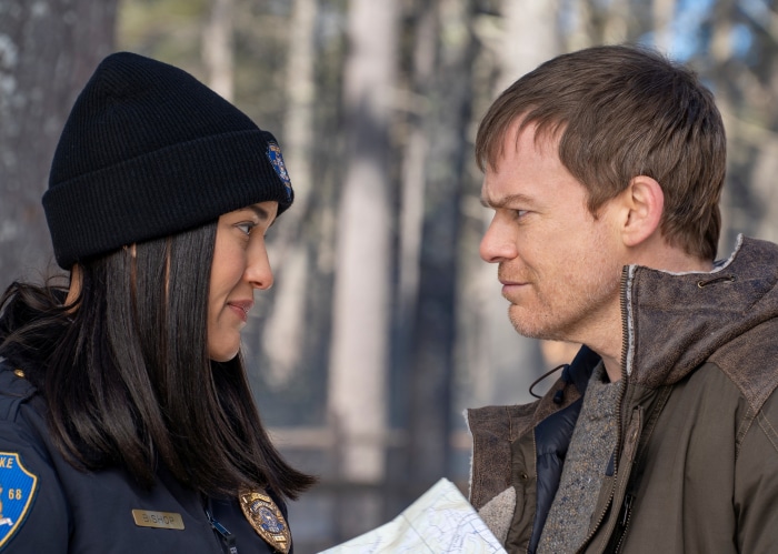 Dexter Morgan and Angela Bishop from Dexter: New Blood