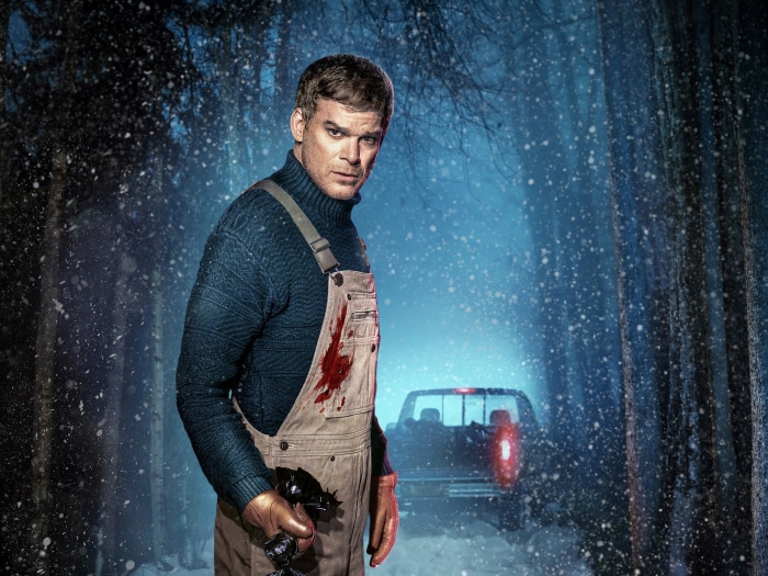 Dexter Morgan from Dexter: New Blood in snow