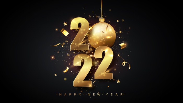 Happy New Year 2022 Golden Celebration