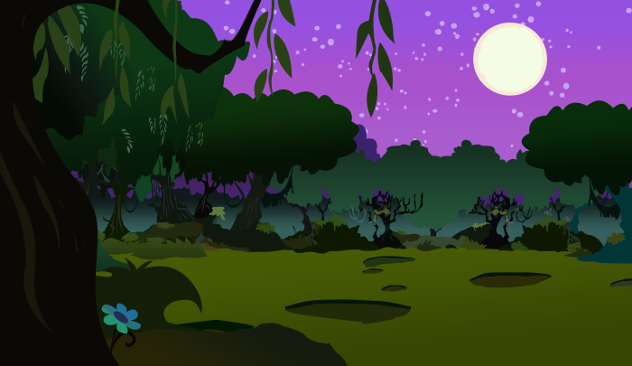 My Little Pony: Friendship Is Magic 4K Everfree Forest Night