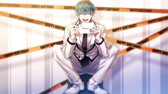 Sasara Nurude from Hypnosis Mic in Suit