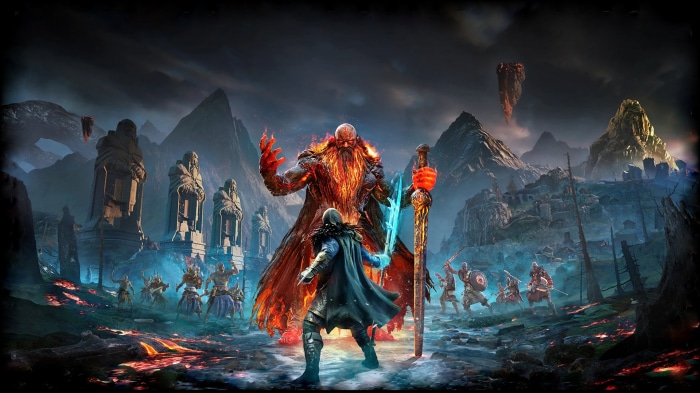 Eivor faces Surtur in Assassin's Creed Valhalla: Dawn of Ragnarok