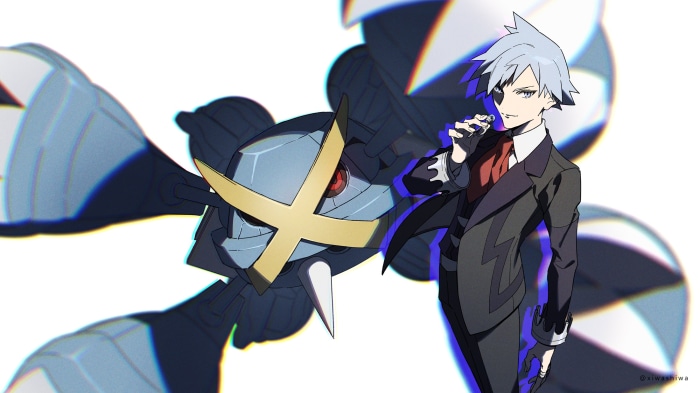 Steven Stone and Metagross from Pokémon