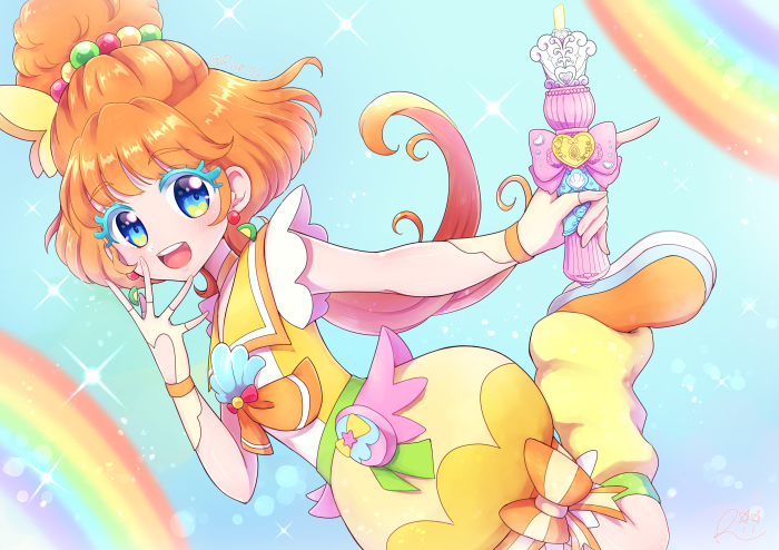 Cure Papaya from Tropical-Rouge! Pretty Cure 4K