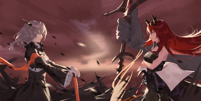 Surtr and Talulah from Arknights