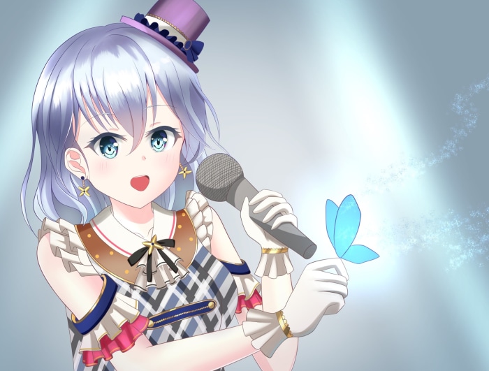 Kurata Mashiro from BanG Dream! Girls Band Party!