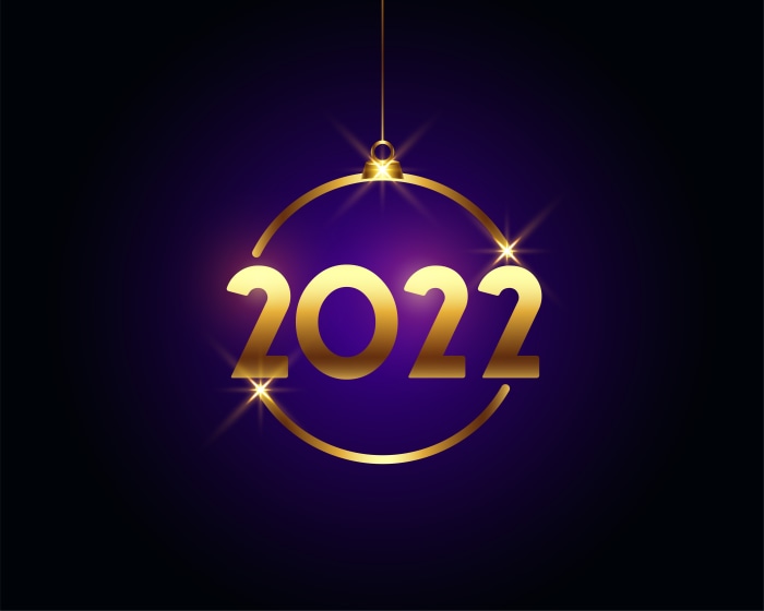 New Year 2022 Ornament 4K