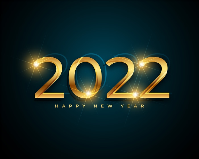 Happy New Year 2022 4K