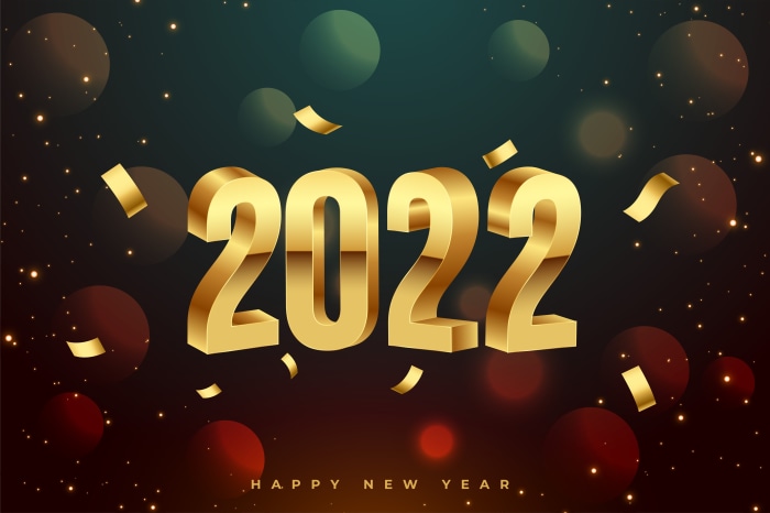 Happy New Year 2022 4K
