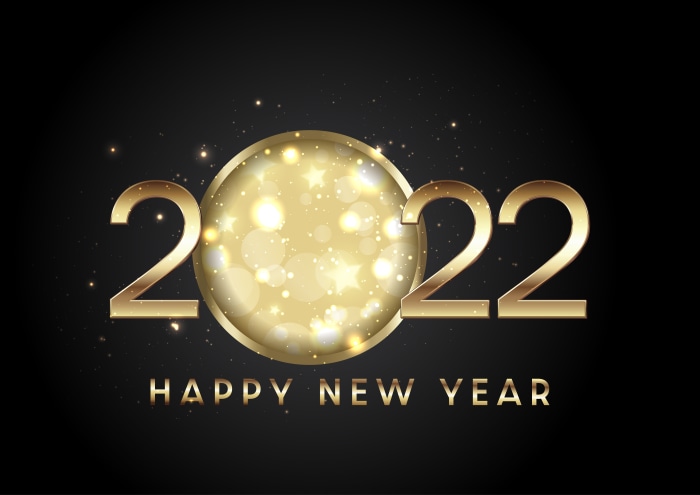 Happy New Year 2022 4K