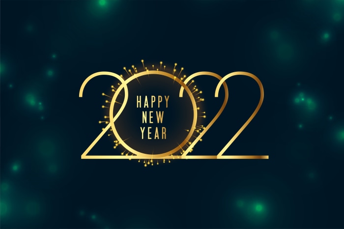 Happy New Year 2022 4K
