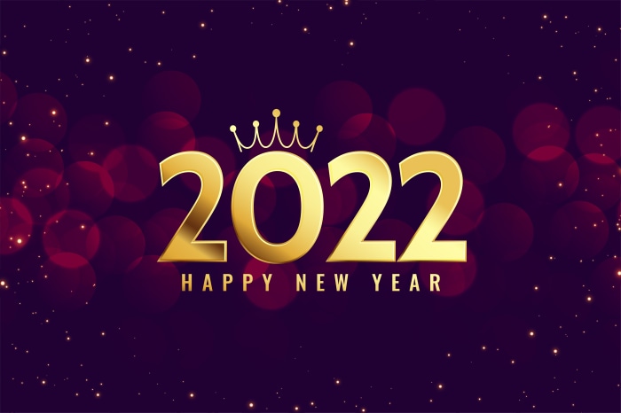 Happy New Year 2022 4K