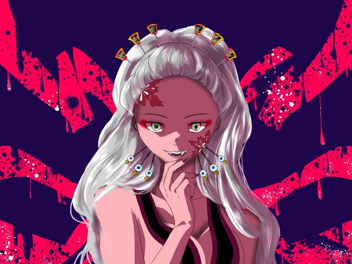 Daki from Demon Slayer: Kimetsu no Yaiba