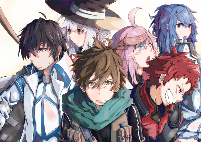 Characters from Grimgar of Fantasy and Ash