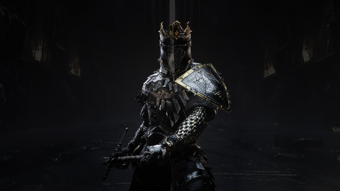 Knight in ornate armor from Mortal Shell
